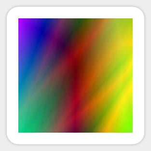 colorful abstract rainbow pattern background Sticker